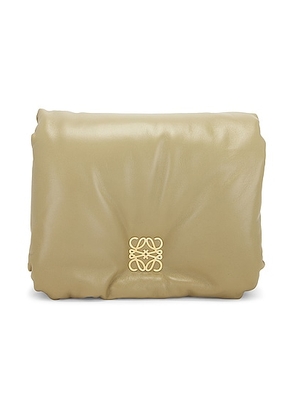 loewe Loewe Goya Puffer Bag in Clay Green - Sage. Size all.