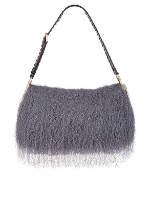 Dries Van Noten Envelope Bag in Dark Grey - Grey. Size all.