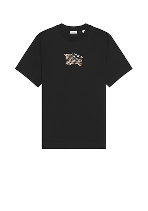 Burberry Seth EDK T-Shirt in Black - Black. Size M (also in L, S, XL/1X, XXL/2X).