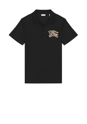 Burberry Evan EKD Polo in Black - Black. Size S (also in M, XXL/2X).