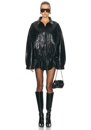 AGOLDE Rubik Jacket in Detox - Black. Size L (also in M, S).