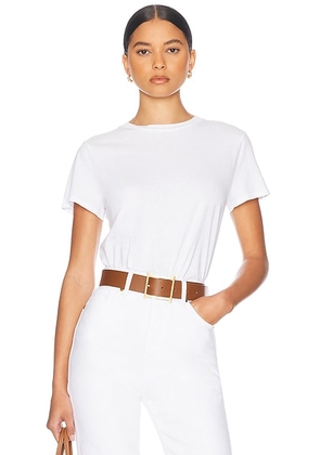 Helsa The Little Boy Tee in Classic Light Jersey in White - White. Size XL (also in L, XXS).