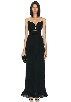 SIMKHAI Maude Bustier Gown in Black - Black. Size 0 (also in ).