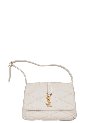 saint laurent Saint Laurent Le 5 A 7 Matelasse Shoulder Bag in Crema Soft - Cream. Size all.
