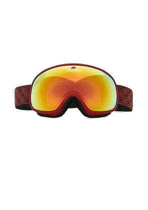 Casablanca Ski Goggles in Red & Orange - Red. Size all.