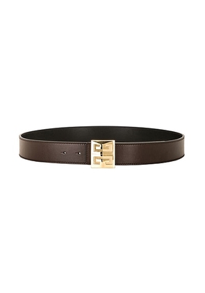 Givenchy 4G Reversible Belt 35mm in Brown & Black - Brown. Size 95 (also in 90).