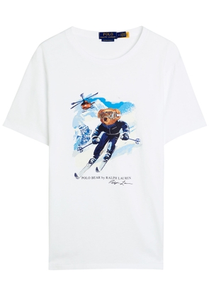 Polo Ralph Lauren Bear-print Cotton T-shirt - White - L