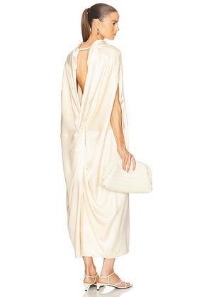 Jil Sander Halter Dress in Peach Blush - Cream. Size 38 (also in 34, 40).