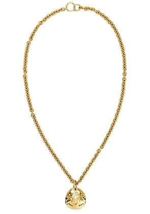 chanel Chanel 1994 Coco Mark Necklace in Gold - Metallic Gold. Size all.