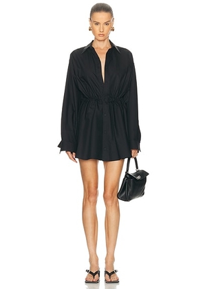 Balenciaga Hourglass Dress in Black - Black. Size 38 (also in 34, 36).