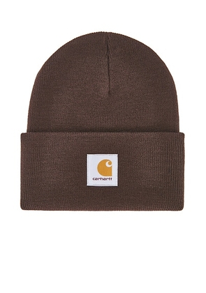 Carhartt WIP Acrylic Watch Hat in Palisander - Brown. Size all.