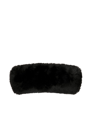 Goldbergh Froid Fluffy Headband in Black - Black. Size all.