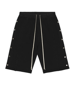 DRKSHDW by Rick Owens Pusher Shorts in Black - Black. Size M (also in L, S).