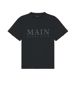 Balenciaga Standard Tee in Faded Black - Black. Size L (also in M, XL/1X).