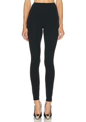 Dolce & Gabbana High Waisted Legging in Black - Black. Size 42 (also in ).