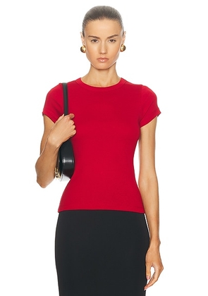 FLORE FLORE Car Baby Tee in Red - Red. Size L (also in M, S, XL, XS).