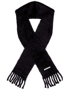 Acne Studios Hooded Scarf in Black - Black. Size all.