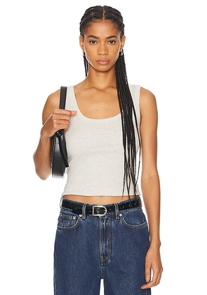 FLORE FLORE Hillie Tank Top in Heather Grey - Light Grey. Size L (also in ).
