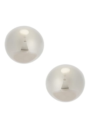 Givenchy Curve Earrings in Silvery - Metallic Silver. Size all.