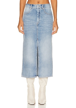 Isabel Marant Julicia Skirt in Ice Blue - Denim-Light. Size 40 (also in ).