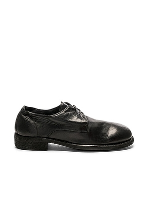 Guidi Full Grain Leather Donkey Classic Derbies in Black - Black. Size 41 (also in 42).