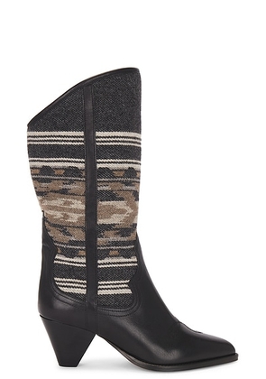 Isabel Marant Lijita Boot in Faded Black - Black. Size 41 (also in 36, 37).