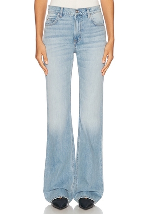 GRLFRND Danie Mid Rise Boot Jeans in York Blvd - Blue. Size 24 (also in 25, 26, 27, 28).