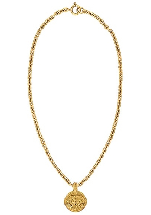 chanel Chanel Coco Mark Necklace in Gold - Metallic Gold. Size all.