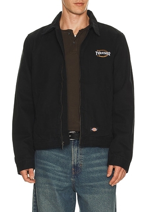 Dickies x Thrasher Jacket in Black - Black. Size L (also in M, S).