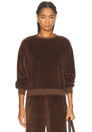 Citizens of Humanity Vintage Crewneck in Cammello - Cognac. Size L (also in M, S, XL, XS).