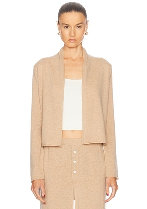 Guest In Residence Stealth Cashmere Cardigan in Dune - Beige. Size XL (also in L).