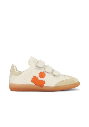 Isabel Marant Beth Sneaker in Beige & Orange - Beige. Size 36 (also in ).