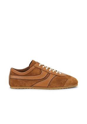 Dries Van Noten Suede Sneaker in Tan - Tan. Size 36 (also in 40).