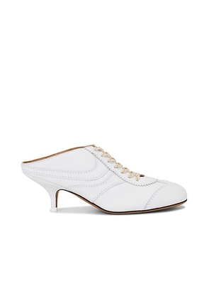 Dries Van Noten Sneaker Mule in White - White. Size 36.5 (also in 36, 37, 37.5, 38, 38.5, 39, 39.5).