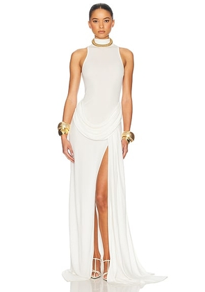 Helsa The Ophelia Dress in Sugar - White. Size S (also in L, M, XL).