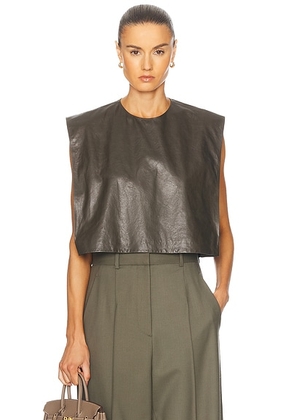 HEIRLOME Milagros Top in Pewter Green - Grey. Size M (also in ).
