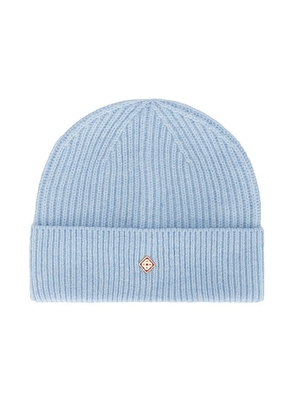 Casablanca Wool Beanie in Blue - Blue. Size all.