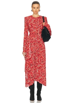 Isabel Marant Zeidi Dress in Red - Red. Size 34 (also in 40).