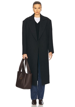 GRLFRND The Overcoat in Dark Grey - Grey. Size L (also in M, S, XL, XXS).