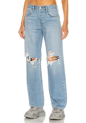 GRLFRND Bella Low Rise Boyfriend in Fairfax - Denim-Light. Size 26 (also in 27, 28, 30).