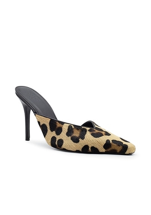 GIA BORGHINI x Helsa Boss Mule in Leopard - Brown. Size 36 (also in 35, 36.5, 37, 37.5, 38, 38.5, 39, 39.5, 40, 41).