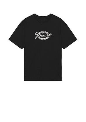 Givenchy Regular Fit Tee in Black - Black. Size S (also in ).