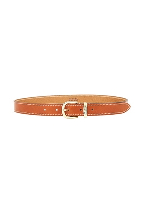 Isabel Marant Zadd Belt in Natural & Gold - Brown. Size 80 (also in ).