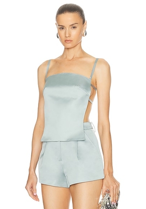 Cult Gaia Meadow Top in Hydrangea - Baby Blue. Size 6 (also in 4).