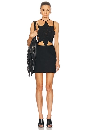 Givenchy Star Knitted Mini Dress in Black - Black. Size L (also in M, S, XS).