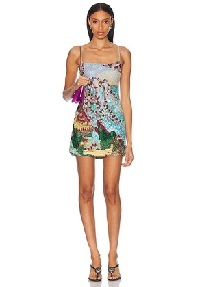 Cult Gaia Bebe Dress in Full Blossom - Baby Blue. Size S (also in XS).