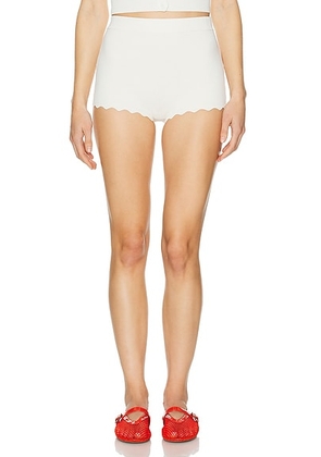 Helsa Elvira Shorts in Cream - Cream. Size L (also in M, S, XL, XS, XXS).