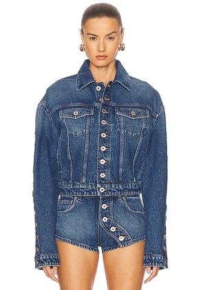 Jean Paul Gaultier Denim Jacket in Vintage Blue - Blue. Size L (also in ).