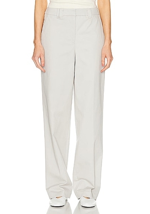 GRLFRND Slouchy Chino Pant in Stone Grey - Grey. Size XS (also in ).