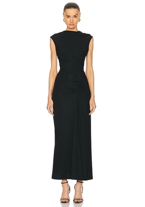 SIMKHAI Acacia Sleeveless Midi Dress in Black - Black. Size M (also in S).